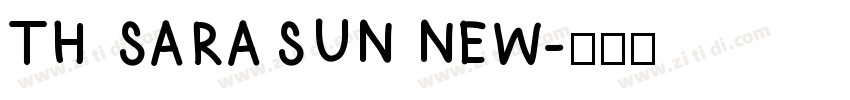 TH SARASUN NEW字体转换